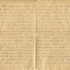 481 - 28 Novembre 1917 (2) - Lettre d'Eugène Felenc adressée à sa fiancée Hortense Faurite - Page 2 & 3.jpg