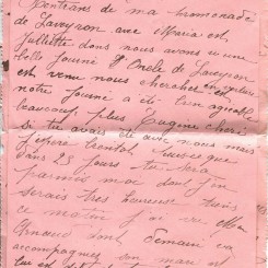 486 - Lettre de Hortense Faurite adressée à Eugène Felenc datée du 2 décembre 1918-Page 2.jpg