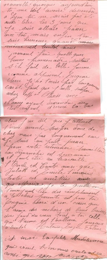 487 - Lettre de Hortense Faurite adressée à Eugène Felenc datée du 2 décembre 1918-Page 3.jpg
