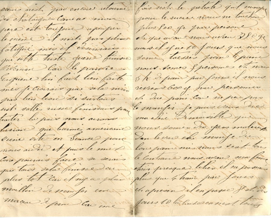 498 - 18 Décembre 1917  - Lettre de Louis Felenc adressée à Hortense Faurite - Page 2 & 3.jpg