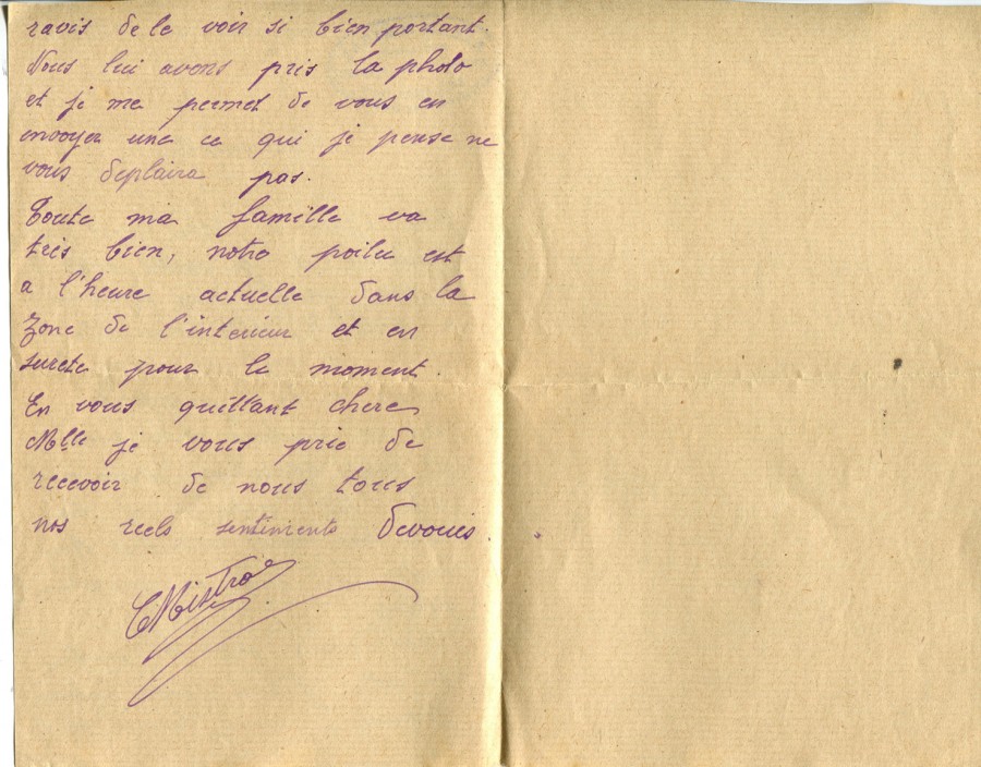 503 - 29 décembre 1917 -Lettre de Alexis Mistral de Bargemon adressée à Hortense Faurite-Page 2.jpg